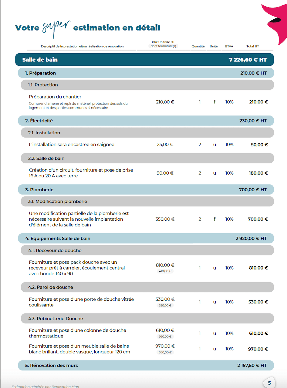 obtenez rapidement un devis personnalis&eacute; pour la r&eacute;novation de votre salle de bain. comparez les prix et trouvez des professionnels qualifi&eacute;s pr&egrave;s de chez vous.