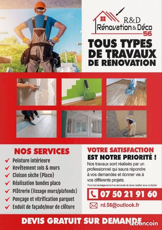 faites confiance &agrave; notre entreprise de r&eacute;novation pour transformer votre int&eacute;rieur et valoriser votre bien. expertises sur-mesure, conseils personnalis&eacute;s et travaux de qualit&eacute;.