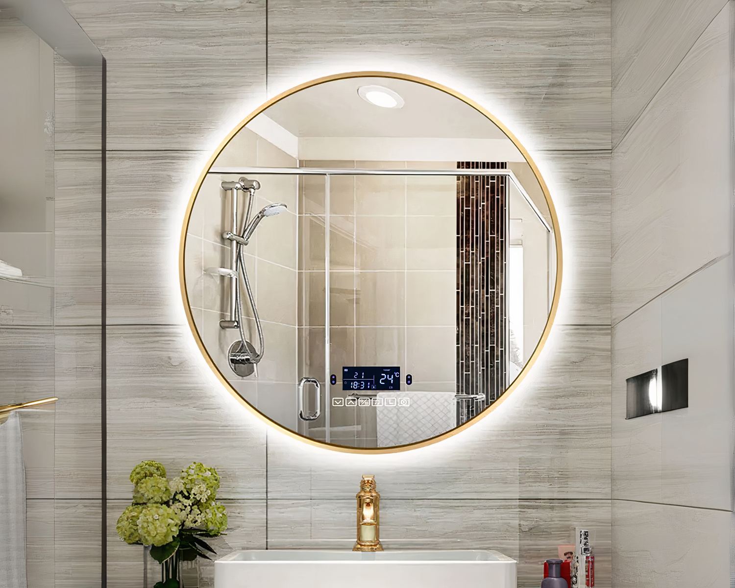 découvrez le miroir connecté pour salle de bain : un accessoire innovant qui combine éclairage intelligent, affichage tactile et fonctionnalités high-tech pour une routine beauté moderne et pratique.